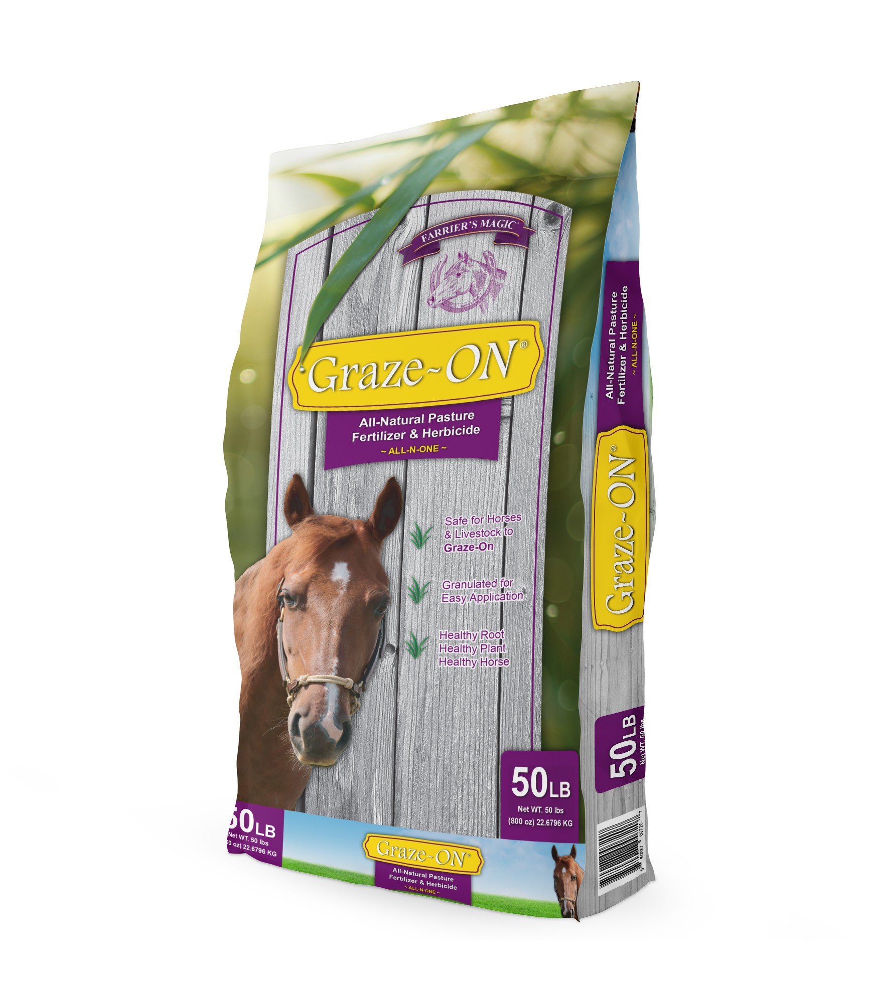 Farrier's Magic Graze-ON - side view of bag
